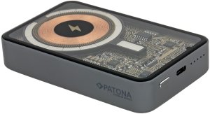 PATONA Premium Powerbank Clear 3.0 PD20W 10.000mAh MagSafe z ładowaniem bezprzewodowym 4