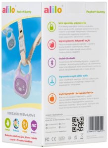 Głośnik Bluetooth Alilo Pocket Bunny K1 PURPLE - fioletowy EDUKAMP 15