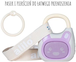 Głośnik Bluetooth Alilo Pocket Bunny K1 PURPLE - fioletowy EDUKAMP 19