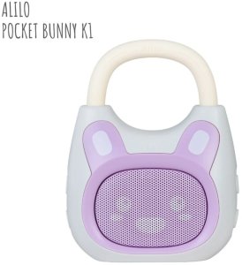 Głośnik Bluetooth Alilo Pocket Bunny K1 PURPLE - fioletowy EDUKAMP 20