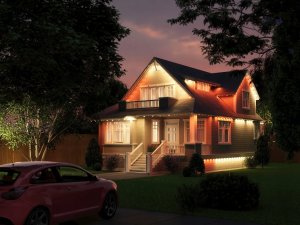 Twinkly Permanent Lights 72 RGB + CCT LED, 30m, white cable, IP65 4