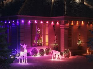 Twinkly Permanent Lights 72 RGB + CCT LED, 30m, white cable, IP65 6