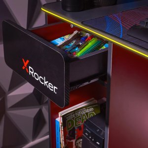 Biurko X Rocker XROCKER Gaming Biurko szaro-czerwony (242272) 2