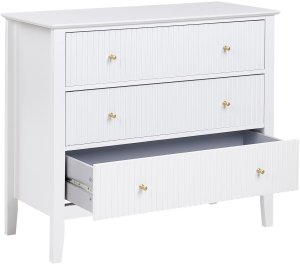Komoda 3 szuflady ASSISI Biały 6