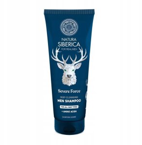 NATURA SIBERICA_For Men Severe Force szampon głęboko oczyszczający 200ml 2