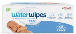 WaterWipes WATERWIPES_BIO* chusteczki nawilżane dla dzieci i niemowląt 6×60szt 3