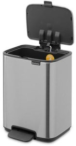 Brabantia Bo Pedal Bin 4L - Matt Steel Fingerprint Proof 3