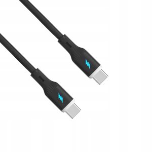 Kabel USB Akyga USB-C - USB-A 1 m Czarny (AK-USB-67) 2
