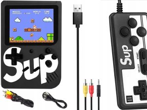 MINI PRZENOŚNA KONSOLA RETRO GRA 400 GIER GAMEBOY +PAD GIERKA ELEKTRONICZNA 12