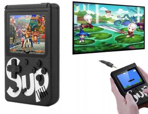 MINI PRZENOŚNA KONSOLA RETRO GRA 400 GIER GAMEBOY +PAD GIERKA ELEKTRONICZNA 5