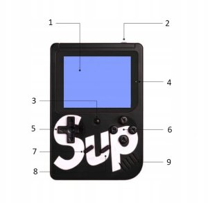 MINI PRZENOŚNA KONSOLA RETRO GRA 400 GIER GAMEBOY +PAD GIERKA ELEKTRONICZNA 10