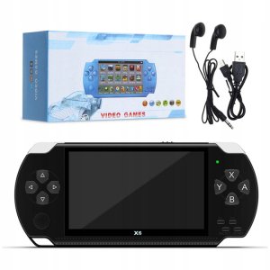 KONSOLA PRZENOŚNA X6 RETRO MINI 1000 GIER 8GB 4.3' X6 12