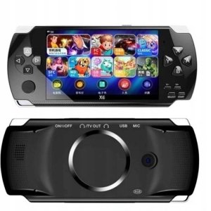 KONSOLA PRZENOŚNA X6 RETRO MINI 1000 GIER 8GB 4.3' X6 14