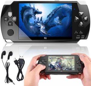 KONSOLA PRZENOŚNA X6 RETRO MINI 1000 GIER 8GB 4.3' X6 4