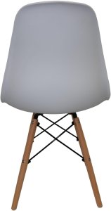 Szare krzesło skandynawskie stylowe do salonu kuchni i biura 9