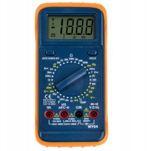 Dokładny Multimetr Cyfrowy Elektryczny Miernik Prądu Tester + Termosonda My64 5
