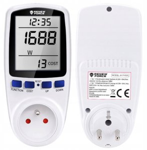 Miernik Zużycia Energii Watomierz Jk-Pm03 Zielone Guziki 5