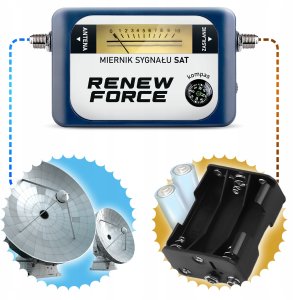 Precyzyjny Miernik Sygnału Telewizji Naziemnej Dvb-T2 Anteny Renew Force Sf02 6