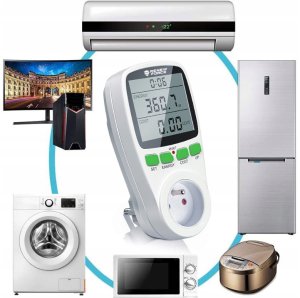 PRECYZYJNY MIERNIK LICZNIK ENERGII ELEKTRYCZNEJ WOLTOMIERZ WATOMIERZ 9