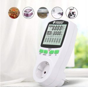 PRECYZYJNY MIERNIK LICZNIK ENERGII ELEKTRYCZNEJ WOLTOMIERZ WATOMIERZ 10