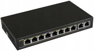 SG108-90W PULSAR Switch PoE 10-portowy Gigabit, 8x PoE 15