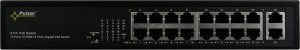 S116WP PULSAR Switch PoE 18-portowy Fast Ethernet, 16x PoE 2