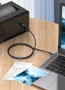 Kabel USB Vention USB-C - USB-B 2 m Czarny (CQUBH) 2