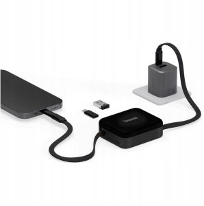 Kabel USB Energea USB-A - USB-C + microUSB + Lightning 1 m Czarny 4
