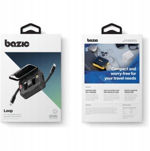 Kabel USB Energea USB-A - USB-C + microUSB + Lightning 1 m Czarny 7