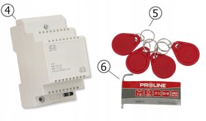 DOMOFON CYFRAL COSMO 2-LOKATORKI CZARNA KASETA CZARNE UNIFONY 4