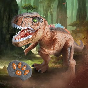 Zdalnie Sterowany Dinozaur Na Pilot Interaktywny T-Rex Chodzi Ryczy Led 7