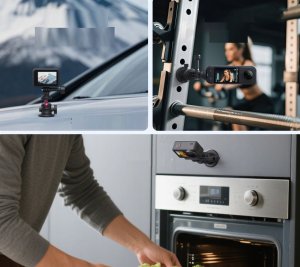 Głowica Szybkozłączka Uchwyt Na Magnes Magnetyczna Gwint 1/4""+system Gopro / Sj-jbk-12 4