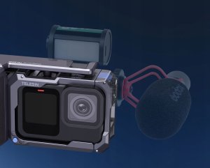 Uchwyt Grip Z Ramką Montażową Frame Mount Do Gopro Hero 13 12 11 10 9 Black / S6-fms-26-tgp 8