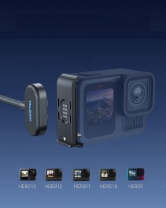 Klapka Zaślepka Baterii + Kabel Magnetyczny Usb-c Gopro Hero 9 10 11 12 13 / S6-clc-01-tgp 10