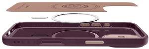 Etui Spigen Nano Pop Mag MagSafe do Apple iPhone 17 Burgundy Bean 9