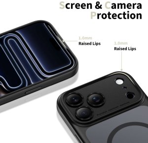 Etui Tech-Protect Magpeak MagSafe CC do Apple iPhone 17 Pro Matte Black 3