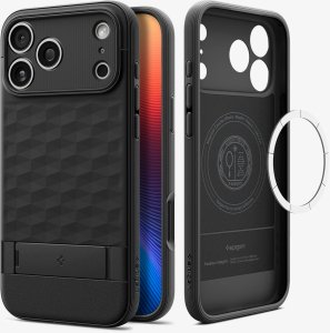 Spigen Etui Parallax S Mag MagSafe do Apple iPhone 17 Pro Max Matte Black 2