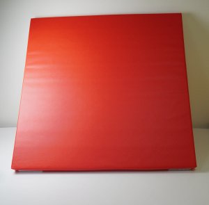 Materac gimnastyczny LEE 100x100x5 cm żółty składany rzepy pokrowiec 4