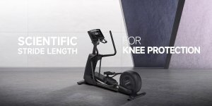 Orbitrek Gymost Orbitrek elektromagnetyczny E38 LED 40 poziomów oporu 51 cm krok 11