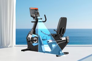 Rower Treningowy Elektromagnetyczny Poziomy Gymost R11 V5 TFT 15.6 9