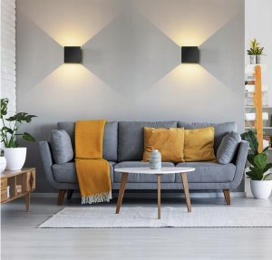 Lampa wisząca Lenovo Ledmo 4 sztuki lamp ściennych LED do wewnątrz/na zewnątrz 12W 2700-3000K 14