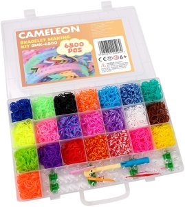 Gumki Do Robienia Bransoletek Kreatywny Zestaw Na Prezent Xxl 6800 Sztuk 2