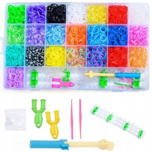 Gumki Do Robienia Bransoletek Kreatywny Zestaw Na Prezent Xxl 6800 Sztuk 7
