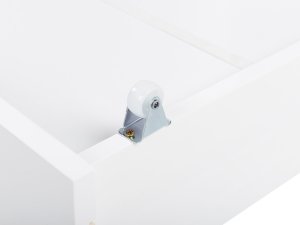 Zestaw 2 szuflad pod łóżko Drewno sosnowe CRONAT Biały 8