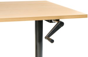 Biurko Beliani Destinas Czarno-Beżowe 120 cm x 60 cm 5