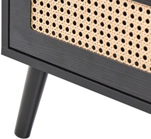 Komoda 6 szuflad MOURA Czarny 7