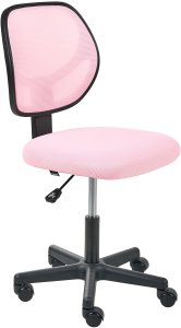 Krzesło biurowe JOYFUL Pastelowy róż 5