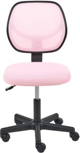 Krzesło biurowe JOYFUL Pastelowy róż 6
