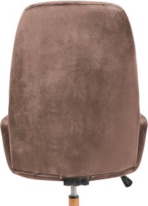 Krzesło biurowe Beliani Clare Brązowe 5