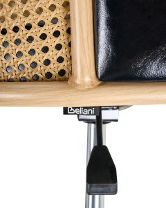 Krzesło biurowe Beliani Krzesło obrotowe ELKHART Czarny 11